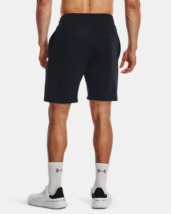 Men's UA Rival Fleece Shorts, Black, pdpMainDesktop image number 1